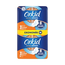 Orkid Ultra Ekstra Ekonomik Paket Normal Ped 16'lı - 8 Adet Tarı