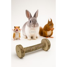 Doğal Kemirme Oyuncağı Hamster, Tavşan Ve Ginepig İçin Dayanıklı Yuvarlama Tasarım