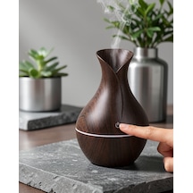 Aromaterapi Difüzör 130 Ml Ahşap Desenli Led Işıklı Xuczzz2070havanemlendirici-4