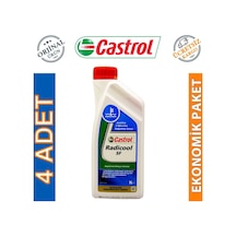 Castrol Radicool Sf Konsantre Kırmızı Antifriz 1 Lt 4 Adet