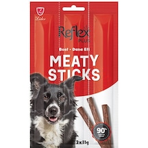 Reflex Plus Meaty Sticks Biftekli Tahılsız Köpek Ödül Çubuğu 3 x 11 G Reflex Plus Meaty Sticks Biftekli Tahılsız Köpek Ödül Çubuğu 3 x 11 G