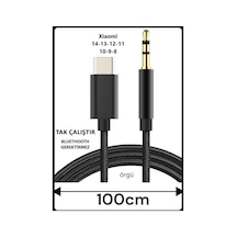 Xiaomi Mi 14 13 12 11 10 9 - 9 Se Mi 8 Lite Aux Kablo Type C Aux Kablo Dac Çipli Tak Çalıştır