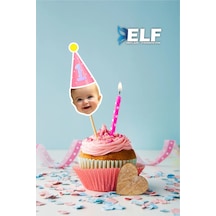 Doğum Günü Kürdan Süsü Cupcake Süs 10 Adet 0