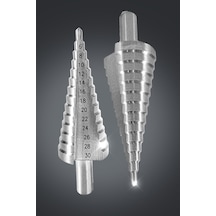 Paslanmaz Kademeli Matkap Ucu Sac Delme 4-30 Mm Sarı Titanyum Koz