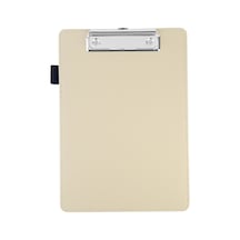 Sekreterlik,a5 Küçük Boy,kapaksız,a5 Clipboard Vegan Suni Deri,17,5x24,5 Cm.,bej