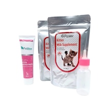 Perry Yavru Kediler İçin Süt Tozu 2'li + Multivitamin + Biberon 60 ML