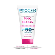 Procsin Pink Block Aydınlatıcı ve Ton Eşitleyici Güneş Kremi SPF50+ 50 ML