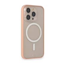 Apple iPhone Uyumlu   14 Pro Max Kılıf Grand Magneticsafe Kapak - Pembe