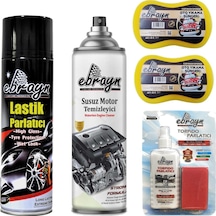 Motor Temizleyici Lastik Parlatıcı Süt Silikon 2 Ad Sünger Ebrayn