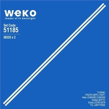 Wkset-6185 36535x2 Sled Sls46 5630n Lcd 120 Rev1.0 100113 Ga 2 Adet Led Bar 62led Tvnizi Açıp İçindeki Led Barla Birebir Aynısı Olduğunu Görmeden Almayınız. Sonrasında İade Almamaktayız. Beyaz