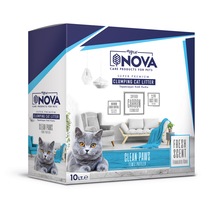 Mycat Nova Temiz Patiler Topaklaşan Bentonit Kedi Kumu 10 L