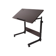 Portatif Eğim Ve Yükseklik Ayarlı Çalışma Sehpası Laptop Masası Siyah
