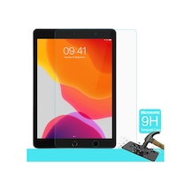 Apple İpad 10.2'' 7. Nesil A2197-a2200-a2198 Temperli Cam Ekran Koruyucu İpad 10.2 İle Uyumlu Ekran Koruyucu - Şeffaf