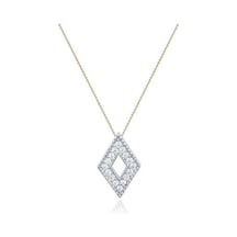 Diamond Line-Gülaylar - Sarı Altın 14 Ayar Koleksiyon Kolye N11.25231