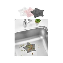 Vantuzlu Silikon Kaymaz Yıldız Lavabo Ve Küvet Süzgeci Yıldız Süzgeç Pembe Renk Sea114p 12 Izgara