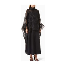 Ammaniyas Şık Dönüşümlü Taş Işlemeli Abiye Elbise İle Zarif Ve Konforlu Stil Yaratın Siyah
