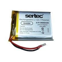 Sertec 104050 3.7v 2500mah Li-polymer Pil Devreli/1.5a Evimdeyokyok