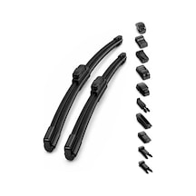 Jeep Commander 2006-2020 Uyumlu Ön Silecek Takımı 2'li Muz Tipi 450mm + 450mm