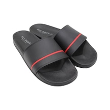 Fly Soft S263.050 Erkek Havuz Ve Günlük Yazlık Terlik Siyah / Kırmızı Siyah