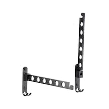 Ganzhoushop Geri Çekilebilir Katlanır Duvar Askısı Katlanır Elbise Askısı Rafı Askılı Raflar Elbise Kurutma Rafları Elbise Saklama Düzenleyici Çok Renkli