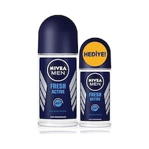 Nivea Men Fresh Active Erkek Roll-On Deodorant 50 ML + 25 ML