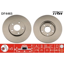 ÖN FREN DİSKİ AYNASI TAKIM FORD FOCUS II 2004-2012 ( TRW )