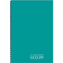 Gıpta Eko Pp Sp.pp Kapak Defter A5-60 Yp.kareli İran Yeşili