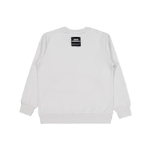 Civil Boys Etiketli - Micro Garnili 10-13 Yaş Sweatshirt Açık Gri