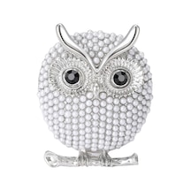 Suntek Kuşlar Broş Pin Moda Alaşım Inci Baykuş Doğum Günü