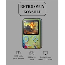 G5 - 379 - Game Box Retro Mini Oyun Konsolu 500 - Shopılke - Dahili Oyun