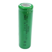 Tedar Sertec - 1.2v 1200 Mah - Aa - Ni-cd Şarjlı Pil - Başsız / Flat Head Najmaddin