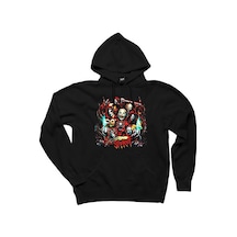 Slipknot Group Red Siyah Kapşonlu Sweatshirt Hoodie
