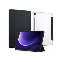 Samsung Galaxy Tab S7 Fe İle Uyumlu Tablet Kılıfı Sm-t730 Şeffaf Arka Kapak Smart Cover Katlanabilir Standlı Kalem Yuvalı Darbe Emici Koruyucu Slim Tablet Kılıfı Akıllı Uyku Özellikli