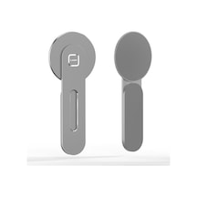 Gajeena Alüminyum Manyetik Telefon Tutucu: Dairesel Ekran, Çift Ekran Gösterimi, Taşınabilir Laptop/monitör Stantı Gümüş