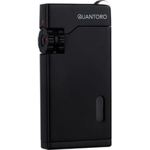 Quantoro Çift Torch Pürmüz Siyah Metal Puro Çakmağı - Trz1141