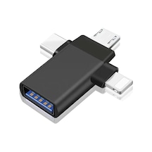 Zr172 Siyah T Otg Çoğaltıcı Aparat