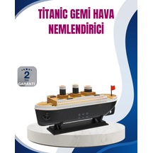 Gld-spt- Dekoratif Gemi Modeli 7 Renk Işıklı Hava Nemlendirici Ve Oda Kokusu Difüzörü