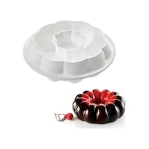 Yuvarlak Ortası Delikli 3d Boyutlu Kek Pasta Kalıbı Goldcakes