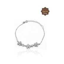 Yonca Model 925 Ayar Gümüş Kadın Bileklik 201023484