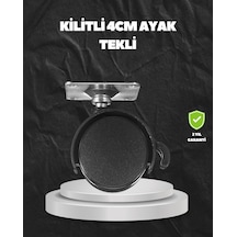 Kilitli 4 Cm Evrensel Tekerlek Ayak Tek Adet Çok Renkli