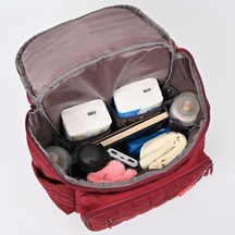 Novahub Yalıtımlı Ve Ve Şişe Kapasiteli Işlemeli Dinosaurs Çantası-865 Çantası/taşınabilir Çantası, Büyük Bezi Bebek Bebek Bebek Anne Anne Altın Pn Altın