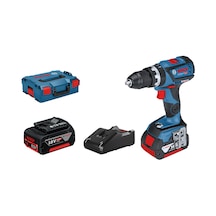 Bosch Professional GSB 18V-60 C 2x5.0Ah Darbeli Çift Akülü Matkap + L-Boxx Çanta - 06019G210B