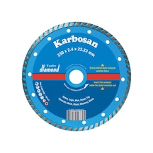 Karbosan Elmas Kesici Turbo Kanallı 115X2.0X22.23 MM