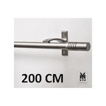 İnox Füme Alüminyum Tek Kanallı Rustik - Dekoratif Rustik İnox200cm - 891566114 İnox200cm