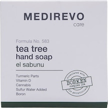 Medirevo Zerdeçal Bor Kenevir Tohumu Yağı Kükürt Suyu D Vitaminli Çay Ağacı Katı Sabun 80 ML