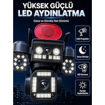 Yüksek Güçlü Led Aydınlatma Ve Gece Görüş Teknolojisi İle Günün Her Saatinde Net Görüntüleme