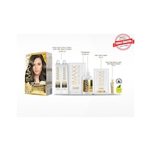 Gold Serisi 24k Altın Parçacıklı Serum İle 1 Kutu 2 X 50 Ml Ve Geliştiriciler Saç Boyası Küllü Kumral 7.1