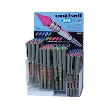 Uni-ball Roller Kalem Eye Fine Bilye Uç 0.7 Mm 120 Li Karışık Renk Ub-157 Çok Renkli