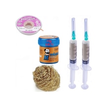 Havya Ucu Temizleme Lehim Solder Paste 138 C 42g Flux Lehim Toplama Cp-2015 Lehim Emme Teli 2,0 Mm St04