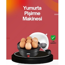 7 Yumurtalık Buharlı Yumurta Pişirme Cihazı Otomatik Kapanma Özellikli Çok Renkli